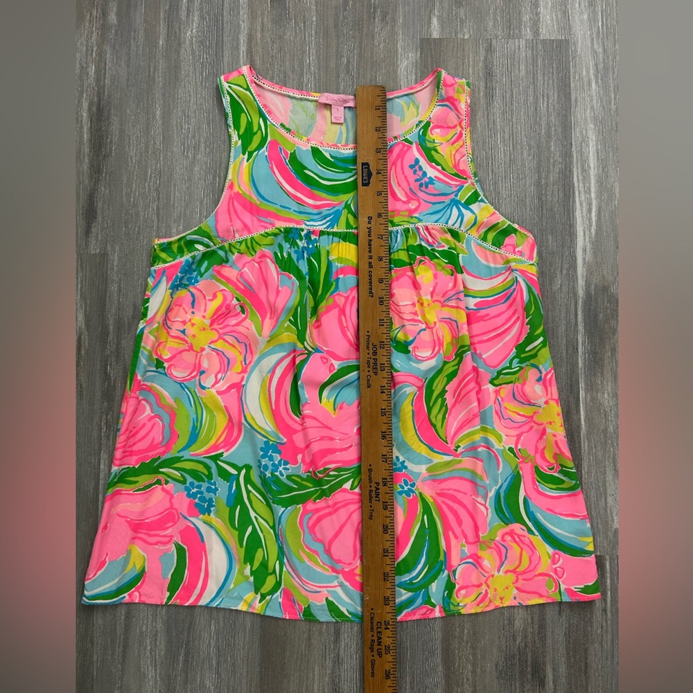 Lilly Pulitzer flutter tank top, So a peeling, Size Small - Picture 12 of 12